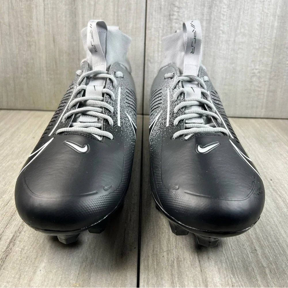 NEW Nike Vapor Edge 360 2 Silver Black Football Cleats hf3454-003 Mens Size 15